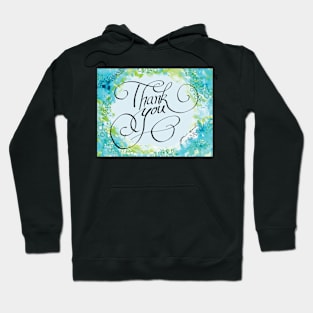 Thank you with bubbles Hoodie